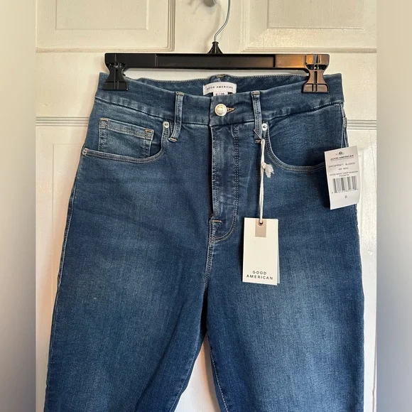 Good American | GOOD WAIST CROP SHADOW POCKETS Jeans - Picture 7 of 14